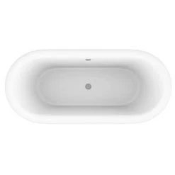 Chatsworth Dark Grey 1770 Double Ended Slipper Roll Top Bath -Deals Freestanding Baths Store GRYFB29 d2 460