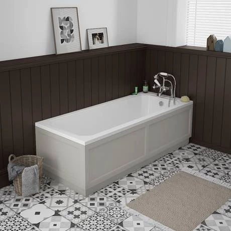 Chatsworth Grey 1700 Traditional Front Bath Panel 4 Chatsworth Grey 1700 Traditional Front Bath Panel - Image 2