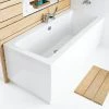 Hudson Reed High Gloss White MDF End Bath Panel - Various Size Options -Deals Freestanding Baths Store HR WHT END np