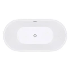 Brooklyn 1500 x 750mm Small Double Ended Free Standing Bath -Deals Freestanding Baths Store LBT27W detail4n 460