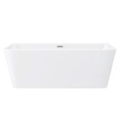 Orion Back To Wall Modern Square Bath (1700 x 735mm) -Deals Freestanding Baths Store LBT41W n d2 460