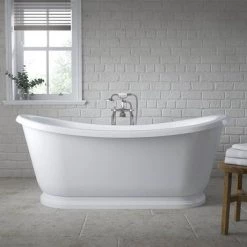 Old London Greenwich 1740 x 800mm Double Ended Slipper Freestanding Bath - LDB002 -Deals Freestanding Baths Store LDB002 d3 460