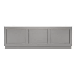 Old London Front Bath Panel & Plinth - Storm Grey - 2 Size Options