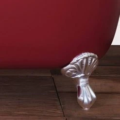 JIG Lyon Cast Iron Roll Top Slipper Bath (1370x730mm) with Feet -Deals Freestanding Baths Store Lyon D2 460