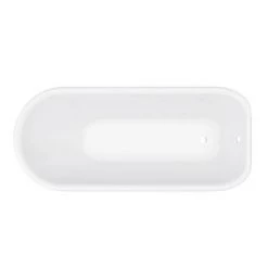 Bromley 1780 Single Ended Roll Top Bath + Matt Black Leg Set -Deals Freestanding Baths Store MBBROM1780B detail2 460