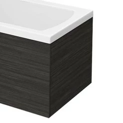 Brooklyn Black End Bath Panel for 1700mm L-Shaped Baths - MPD631