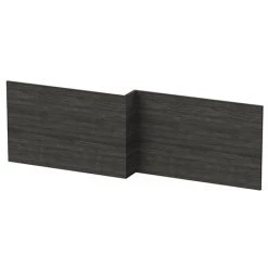 Brooklyn 1700 Black L-Shaped Front Bath Panel