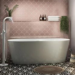 Monza 1680 x 800 Double Ended Free Standing Bath