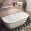 Monza 1700 x 800 Double Ended Free Standing Back To Wall Bath