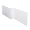 Toreno 1700 White Offset MDF Front Bath Panel - NMP135 -Deals Freestanding Baths Store Modena White Offset MDF Front Bath Panel p