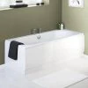 Nuie White Acrylic Front Bath Panel - 4 Size Options -Deals Freestanding Baths Store NAP153 PN