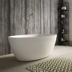 Hudson Reed Grace L1500 x W760mm Round Freestanding Bath - NBB001