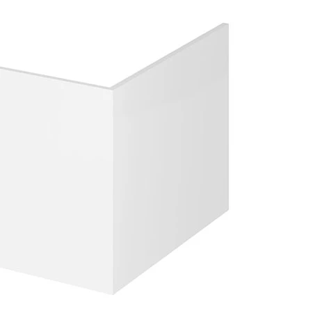 Hudson Reed Gloss White 700 Square Shower Bath End Panel - OFF179 3 Hudson Reed Gloss White 700 Square Shower Bath End Panel - OFF179