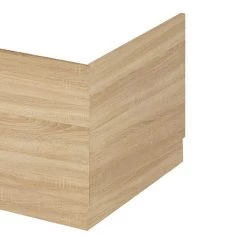 Hudson Reed Natural Oak 700 End Straight Bath - OFF370