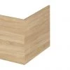 Hudson Reed Natural Oak 700 Square Shower Bath End Panel - OFF379 -Deals Freestanding Baths Store OFF379 p