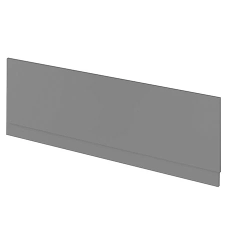 Hudson Reed Gloss Grey 1700 Front Straight Bath Panel - OFF977 3 Hudson Reed Gloss Grey 1700 Front Straight Bath Panel - OFF977