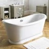 Old London Greenwich 1740 x 800mm Double Ended Slipper Freestanding Bath - LDB002 -Deals Freestanding Baths Store Old London Greenwich Double Ended Slipper Freestanding Bath with Skirt LDB002 p