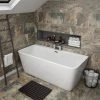 Orion Back To Wall Modern Square Bath (1700 x 735mm)