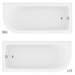 Appleby 1700 Roll Top Shower Bath + Rose Gold Leg Set -Deals Freestanding Baths Store RGAP1700B d2 460