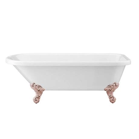 Bromley 1780 Single Ended Roll Top Bath + Rose Gold Leg Set 5 Bromley 1780 Single Ended Roll Top Bath + Rose Gold Leg Set - Image 3