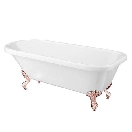 Bromley 1780 Single Ended Roll Top Bath + Rose Gold Leg Set 6 Bromley 1780 Single Ended Roll Top Bath + Rose Gold Leg Set - Image 4