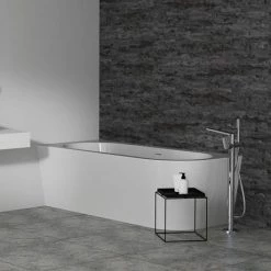 Ideal Standard Adapto 1780 x 780mm Double Ended Corner Bath with Clicker Waste -Deals Freestanding Baths Store T466101 D1 460