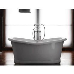 Clearwater - Boat 1800 x 885 Traditional Freestanding Bath - T6C -Deals Freestanding Baths Store T6C d2 375
