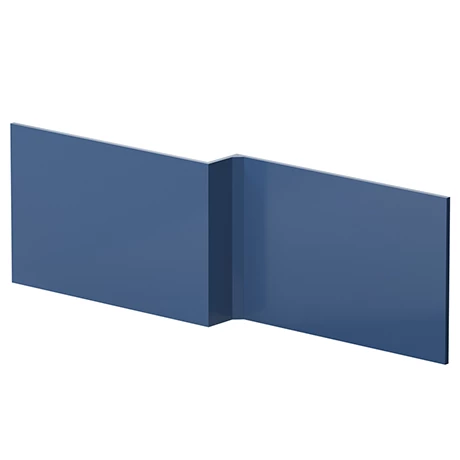 Venice Abstract / Urban Satin Blue L-Shaped Front Bath Panel - 1700mm 3 Venice Abstract / Urban Satin Blue L-Shaped Front Bath Panel - 1700mm