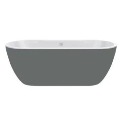 Verona Grey Freestanding Modern Bath -Deals Freestanding Baths Store Verona Grey Freestanding Modern Bath d2 460