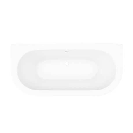 Admiral 1685 Back To Wall Roll Top Bath + White Leg Set 6 Admiral 1685 Back To Wall Roll Top Bath + White Leg Set - Image 4
