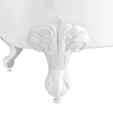 Appleby 1700 Roll Top Shower Bath + White Leg Set 4 Appleby 1700 Roll Top Shower Bath + White Leg Set - Image 2