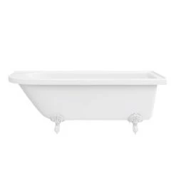 Appleby 1700 Roll Top Shower Bath + White Leg Set 11 Appleby 1700 Roll Top Shower Bath + White Leg Set -Deals Freestanding Baths Store WHTAP1700B n d1 460