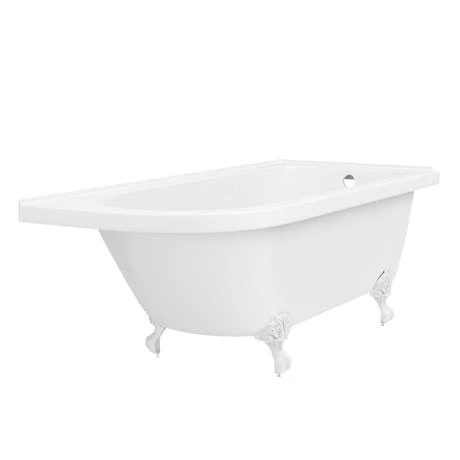 Appleby 1700 Roll Top Shower Bath + White Leg Set 7 Appleby 1700 Roll Top Shower Bath + White Leg Set - Image 5