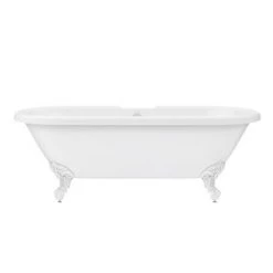 Duke 1795 Traditional Roll Top Bath + White Leg Set -Deals Freestanding Baths Store WHTDUKE1795B n d3 460