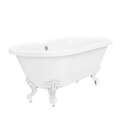 Duke 1795 Traditional Roll Top Bath + White Leg Set -Deals Freestanding Baths Store WHTDUKE1795B n d5 460