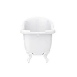 Oxford 1710 Roll Top Slipper Bath + White Leg Set 12 Oxford 1710 Roll Top Slipper Bath + White Leg Set -Deals Freestanding Baths Store WHTOX1710B d4 460