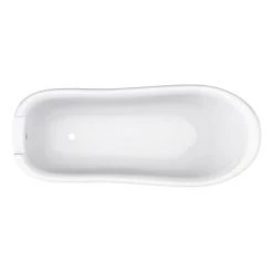 Oxford 1710 Roll Top Slipper Bath + White Leg Set 13 Oxford 1710 Roll Top Slipper Bath + White Leg Set -Deals Freestanding Baths Store WHTOX1710B d5 460