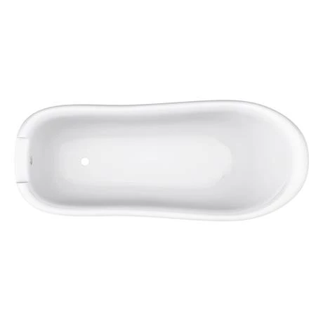 Oxford 1710 Roll Top Slipper Bath + White Leg Set 8 Oxford 1710 Roll Top Slipper Bath + White Leg Set - Image 6