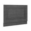 York 750mm Dark Grey Traditional End Bath Panel & Plinth -Deals Freestanding Baths Store Y75BEPDG p